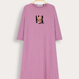 Teddy 3/4 Sleeve Nightgown - Pink