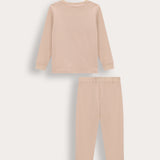 Long-sleeved pajama set - Stone