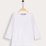 Rivet shirt with embroidery - cream