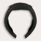 Crochet bow - black