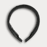 Lace bow - black