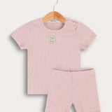 Rib Set -B - Pink