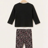 Frozen Leopard Baby Set - Purple