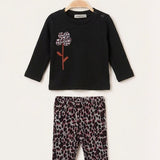 Frozen Leopard Baby Set - Purple