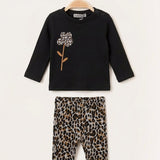 Frozen Leopard Baby Set - Brown