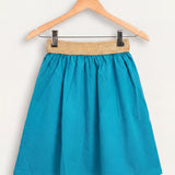 Bengaline skirt with elastic - Red