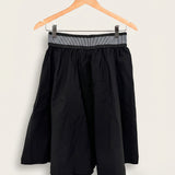 Banglin skirt with elastic - black