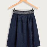 Banglin skirt with elastic - Navy
