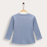 Rivet shirt with print - blue
