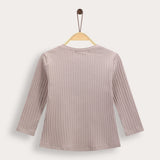 Rivet shirt with print - beige