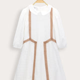 Crochet Strap Dress - Beige