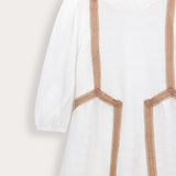 Crochet Strap Dress - Beige
