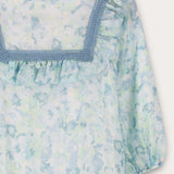 Tiered Floral Dress - Mint