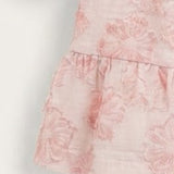 Chiffon floral dress - pink