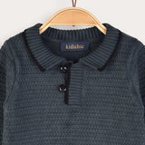 Knitted Baby Set - Red