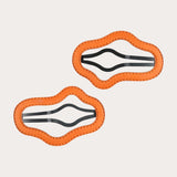 Leatherette Cloud Pin - Orange
