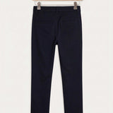 Skinny Jersey Pants - Navy