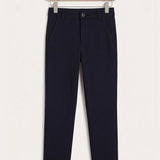 Skinny Jersey Pants - Navy