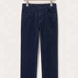 Corduroy skinny pants - navy