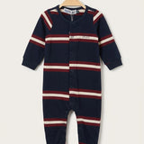 Babygro striped French Terry - beige
