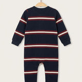 Babygro striped French Terry - beige
