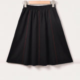 Stitched Skirt - Black