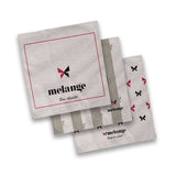 Set of 3 dinner napkins - beige