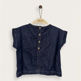 Denim shirt - patches - blue
