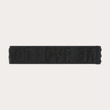 Rubber band with letters - black