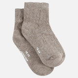 Short lace socks - brown