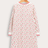 Printed nightgown - pink