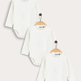 Reeve Bodysuit Trio - Cream