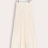 Crochet skirt - beige