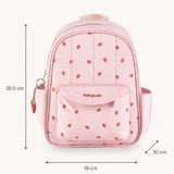 Printed Toddler Backpack - Strawberries