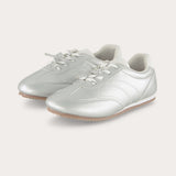 Flat sneakers - silver