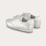 Flat sneakers - silver