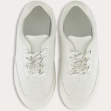 Flat sneakers - white