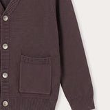 Knitted Mix Cardigan - Brown