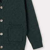 Mixed Knit Cardigan - Green