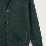 Mixed Knit Cardigan - Green