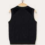 Cardigan knitting combination - black