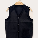 Cardigan knitting combination - black