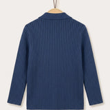 Cardigan - Knitted blazer - Blue