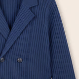 Cardigan - Knitted blazer - Blue