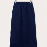 French Terry skirt - blue long
