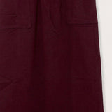 French Terry Skirt - Bordo Long