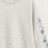 Bow blouse - gray