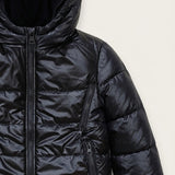 Girls' Puffer Coat - Black