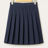 Pleated nylon skirt - blue