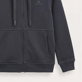 Colorful Fleece Hoodie - Black